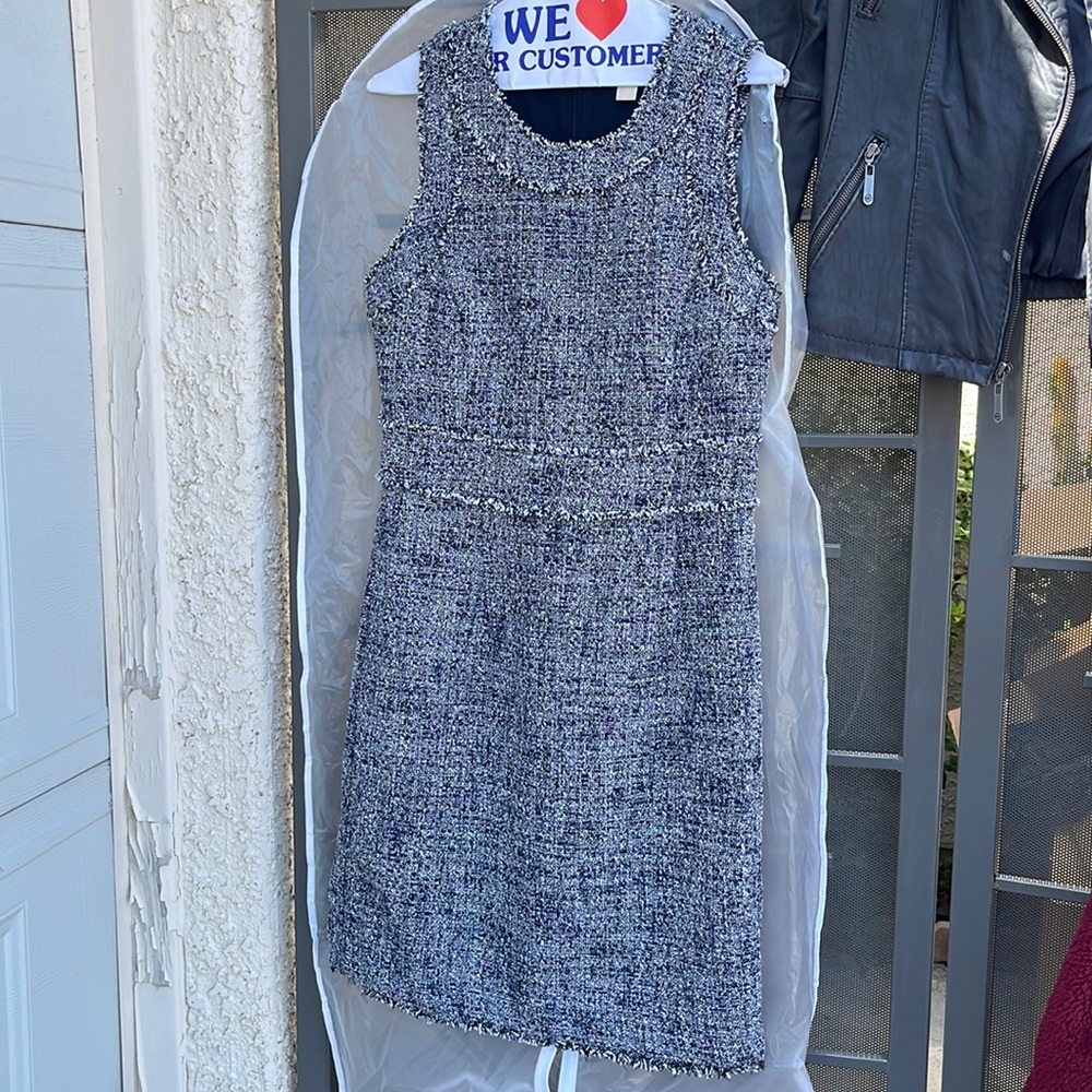 Navy and white Michael Kors dress